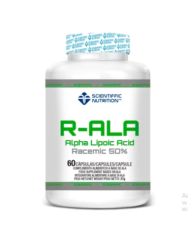 R - ALA, 60 cápsulas - Scientiffic Nutrition.