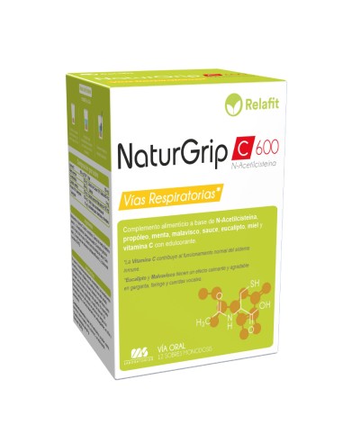 NaturGrip C 600, 12 sobres - Relafit.