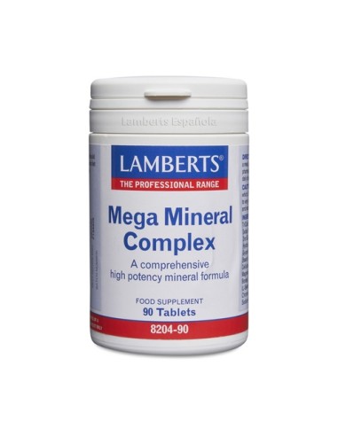 Mega Mineral Complex, 90 tabletas- Lamberts.