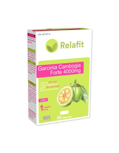Garcinia Cambogia Forte, 30 cápsulas- Relafit.