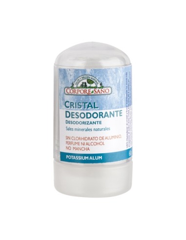 Desodorante crystal, 80 gramos - Corpore Sano.
