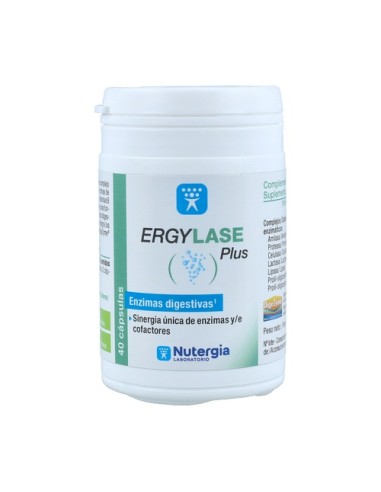 Ergylase Plus, 40 cápsulas- Nutergia.