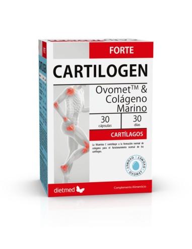 Cartilogen Forte, 30 Cápsulas- Dietmed.