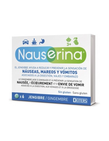 Nauserina 30 comprimidos 100x100 jengibre- Deiters.