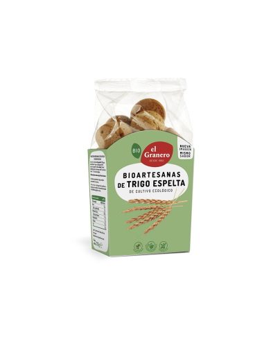 Galletas de trigo de espelta, BIO, 220 gramos - El granero.