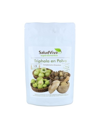 Triphala en polvo, 125 gramos - Salud Viva.