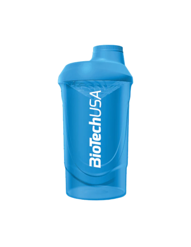 Shaker, color azul, 600ml - BiotechUSA
