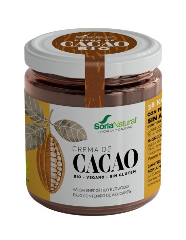 Crema de cacao Bio vegano, 200g- Soria Natural.