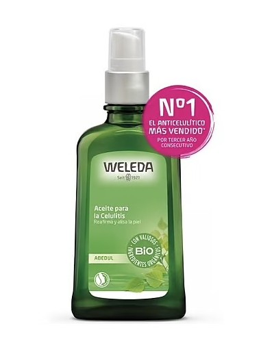 Aceite de Abedul, para la celulitis, 100ml - Weleda.