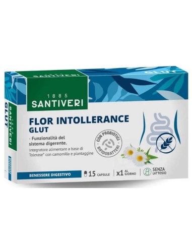 Flor Intollerance glut, 15 cápsulas- Santiveri.