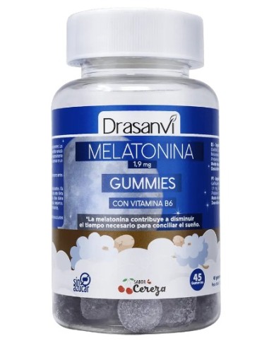 Melatonina 1,9 mg, 45 gummies - Drasanvi.