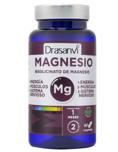 Bisglicinato de magnesio, 60 comprimidos - Drasanvi.