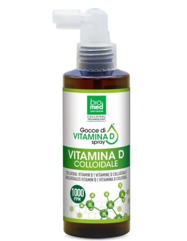 Spray de Vitamina D coloidal Puro, 100ml- Nano Gotas Biomed.