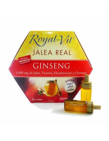 Jalea Real  Ginseng Plus, 20 viales - Dietisa.