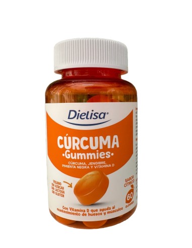 Cúrcuma, 60 gominolas - Dietisa.