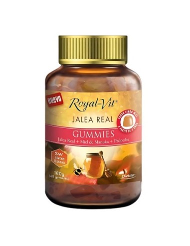 Jalea Real, miel de Manuka, propóleo, 60 gominolas - Dietisa.