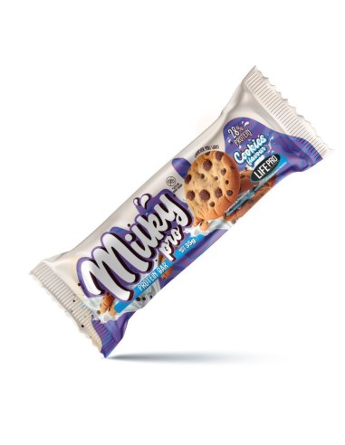 Barrita, Milky Pro, sabor cookies, 35 gramos - LifePro.