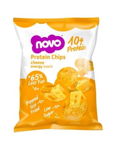 Chips proteicas, sabor queso, 30 gramos - Novo.