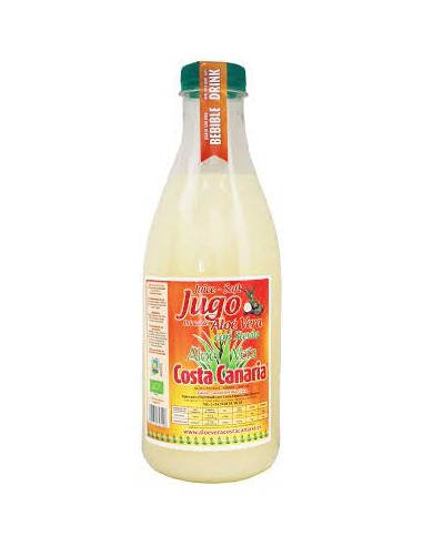 Zumo de aloe vera con estevia, 500ml - Costa Canaria.