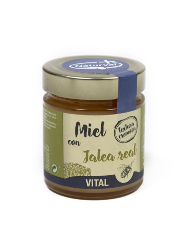 Miel con Jalea Real, 275 gramos - Naturval.