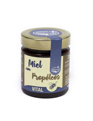 Miel con propóleo, 275 gramos - Naturval.