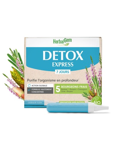 Detox Express, 7 monodosis - HerbalGem.