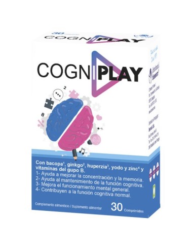 Cogniplay, 30 comprimidos- Bioserum.