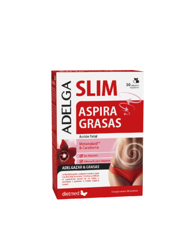 Adelgaslim, Aspira grasas, 30 cápsulas - Dietmed.