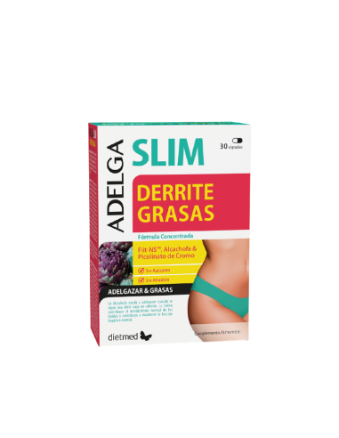 Adelgaslim derrite grasas, 30 cápsulas - Dietmed.