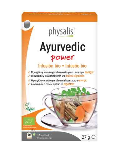 Infusión, Ayurvedic power, 20 bolsitas - Physalis.