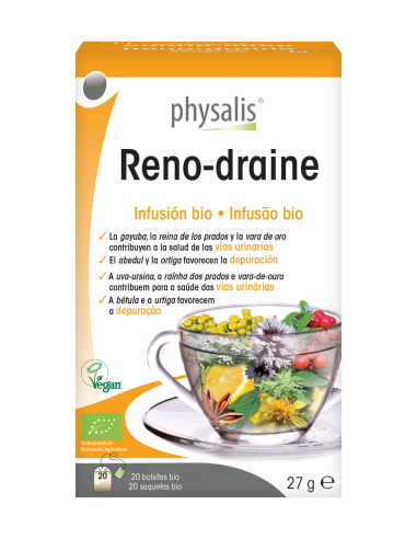 Infusión Reno-Draine, 20 bolsitas - Physalis.