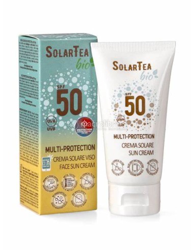 Crema solar facial, SPF50, 50ml - Solartea.