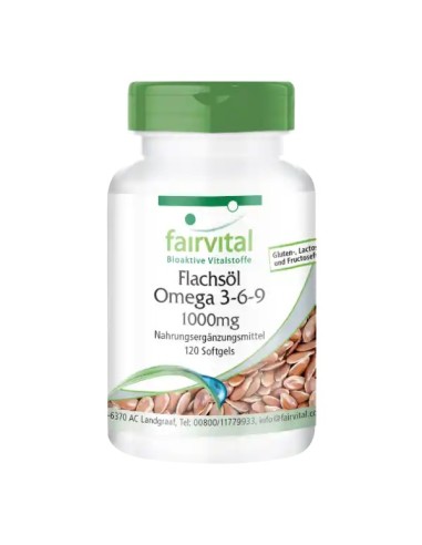 Omega 3-6-9, 120 cápsulas - Fairvital.