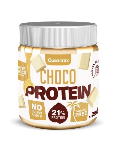 Choco Protein White Choco, 250 gramos- Quamtrax.