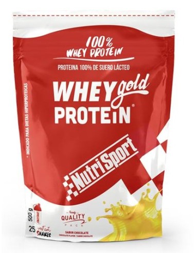 Proteína Whey sabor yogur - plátano, 500 gramos - NUTRISPORT.