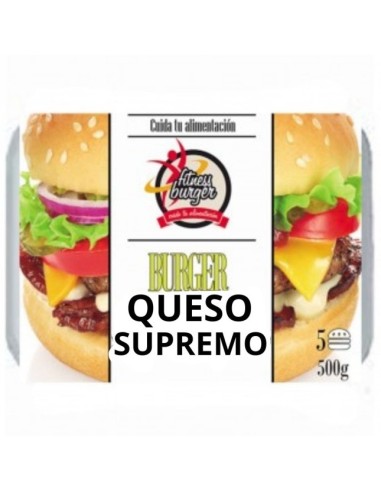 Hamburguesa de pollo, queso supreme, 5 unidades - Fitness Burguer.