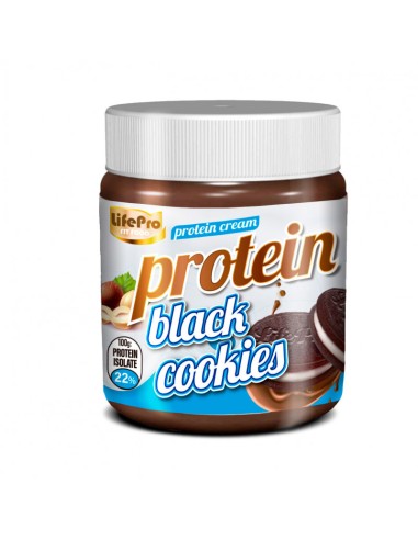 Crema untable, sabor Black cookies, 250 gramos - LIFEPRO.