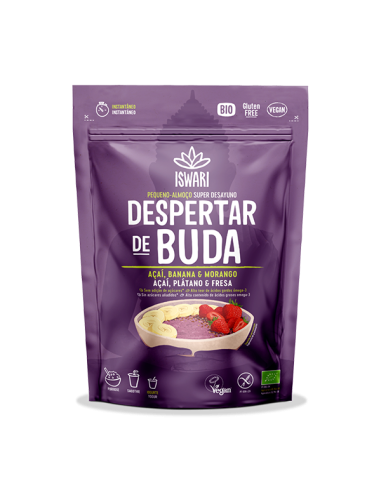 Despertar de Buda, Açai, Plátano y Fresa, 360 gramos - Iswari.