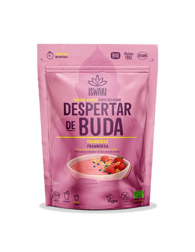 Despertar de Buda, sabor Frambuesa, 360 gramos - Iswari.