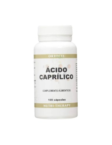 Ácido caprílico, 600mg, 100 cápsulas...