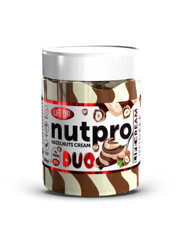 Crema untable Nutpro Duo, 250Gr- LIFEPRO. (Gluten Free)