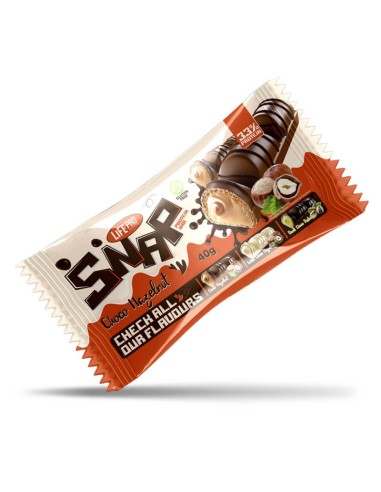 Snap Barquillo, sabor Chocolate y avellanas, 40 gramos - LIFEPRO.