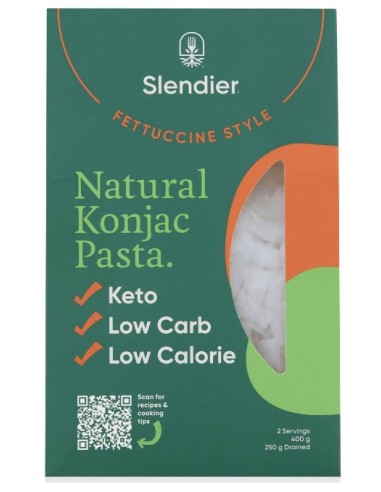 Fettuccine de Konjac, 250 gramos - Slendier.