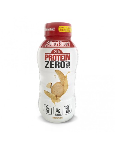 Batido de proteínas, sabor Galleta, 330ml - NutriSport.