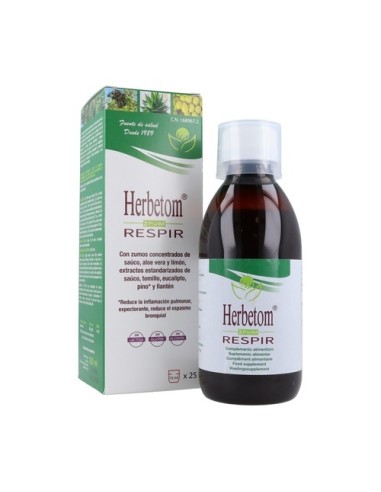 Jarabe Herbetom 2 Pulm Respir, 250ml - Bioserum.