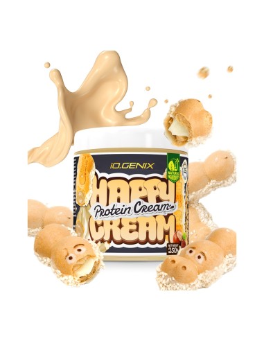 Crema untable, sabor happy cream, 250 gramos -  Iogenix.