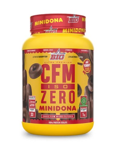 Proteína, CFM ISO ZERO,  sabor Minidona Chocolate, 1 Kg - BIG.