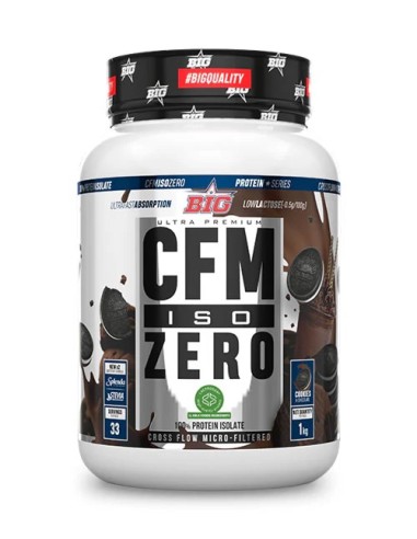 Proteína, CFM ISO ZERO, sabor Cookies & Chocolate, 1Kg - BIG.