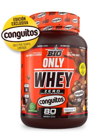 Proteína, ONLY WHEY, sabor Conguitos chocolate, 1Kg - BIG.