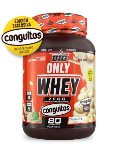 Proteína, ONLY WHEY, sabor Conguitos chocolate blanco, 1Kg - BIG.